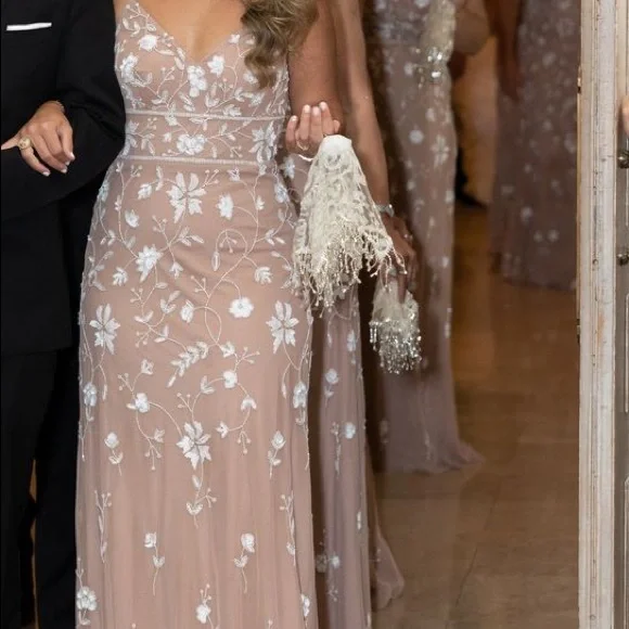 Adrianna Papell | Dresses | Adrianna Papell Platinum Style 4289 Fabric Beaded Tulle Color Rose Gold | Poshmark Adrianna Papell | Dresses | Adrianna Papell Platinum Style 4289 Fabric Beaded Tulle Color Rose Gold | Poshmark